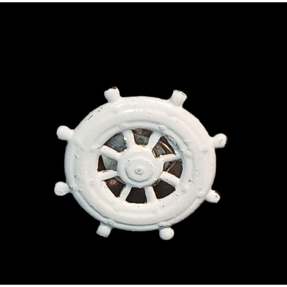 Anchor Starfish Nautical‎ Brooch Pin Set Pink White Rope Accent SKUJ093 - Picture 4 of 6